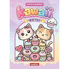 Kawaii. Kotki z naklejkami