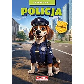 Cztery łapy. Policja z naklejkami