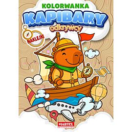 Kolorowanka z naklejkami. Odkrywcy. Kapibary