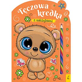 Tęczowa kredka. Miś