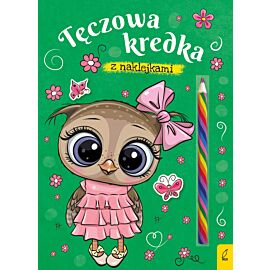 Tęczowa kredka. Sówka
