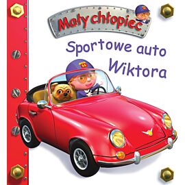 Sportowe auto Wiktora. Mały chłopiec