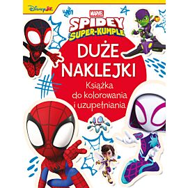 Duże naklejki. Książka do kolorowania i uzupełniania. Marvel Spidey i Super-kumple