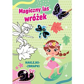 Magiczny las wróżek. Naklejki-zdrapki