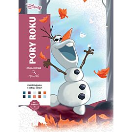 Art therapy. Kolorowanka antystresowa. Disney. Pory roku. Zagadkowe rysunki