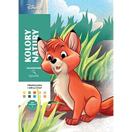 Art therapy. Kolorowanka antystresowa. Disney. Kolory natury. Zagadkowe rysunki