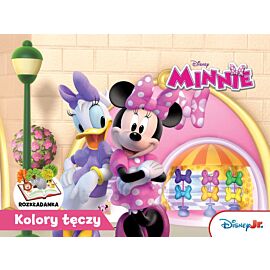 Kolory tęczy. Rozkładanka. Disney Minnie