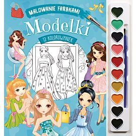 Malowanie farbkami. Modelki