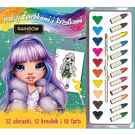 Maluj i koloruj. Rainbow High