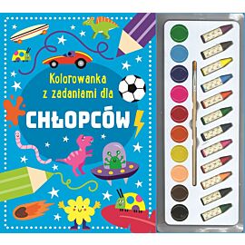 Kolorowanka z zadaniami dla chłopców