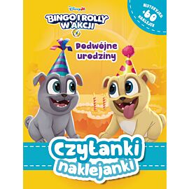 Czytanki naklejanki. Podwójne urodziny. Disney Bingo i Rolly w akcji