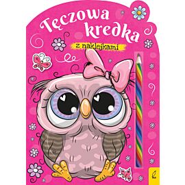 Tęczowa kredka. Sowa
