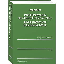 Meritum. Postępowania restrukturyzacyjne. Postępowanie upadłościowe [PRZEDSPRZEDAŻ]
