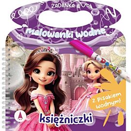Księżniczki. Zadanka & malowanki wodne