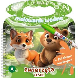 Zadanka & malowanki wodne. Zwierzęta leśne