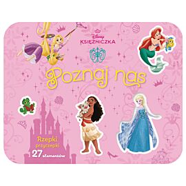 Rzepki-przyczepki. 27 elementów. Poznaj nas. Disney Księżniczka