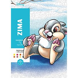 Art therapy. Kolorowanka antystresowa. Disney. Zima. Zagadkowe rysunki