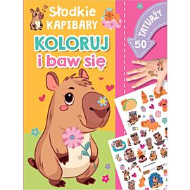 Koloruj i baw się. 50 tatuaży. Śliczne kapibary
