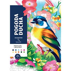 Art therapy. Kolorowanka antystresowa. Pogoda ducha. Zagadkowe rysunki