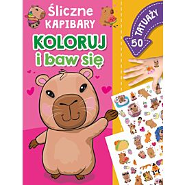 Koloruj i baw się. 50 tatuaży. Śliczne kapibary