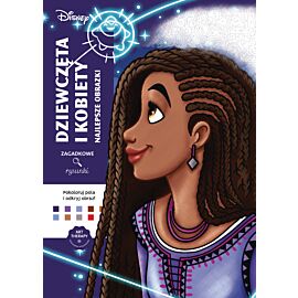 Art therapy. Kolorowanka antystresowa. Disney. Dziewczęta i kobiety. Najlepsze obrazki. Zagadkowe rysunki