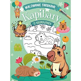 Malowanie farbkami. Kapibary