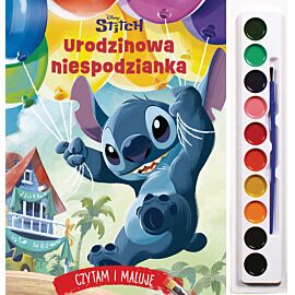 Czytam i maluję. Urodzinowa niespodzianka. Disney Stitch