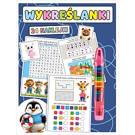 Wykreślanki 24 naklejki