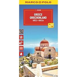 Grecja. Mapa drogowa w skali 1:350 000