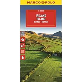 Irlandia. Mapa drogowa w skali 1:350 000