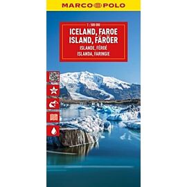Islandia. Mapa drogowa w skali 1:500 000