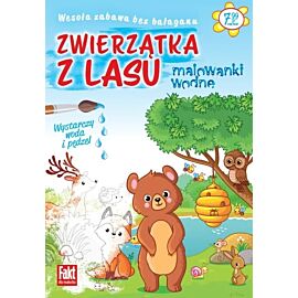 Zwierzątka z lasu. Malowanki wodne