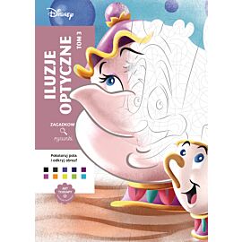 Art Therapy. Kolorowanka antystresowa. Disney. Iluzje optyczne. Tom 3. Zagadkowe rysunki