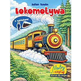 Maluj i czytaj. Wiersze dla smyka. Lokomotywa