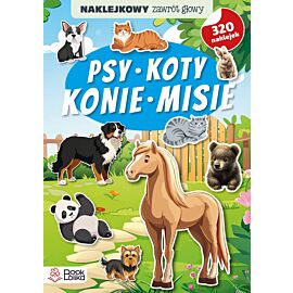Psy, koty, konie, misie. Naklejkowy zawrót głowy.