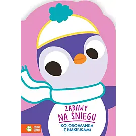 Zimowe kolorowanie. Zabawy na śniegu