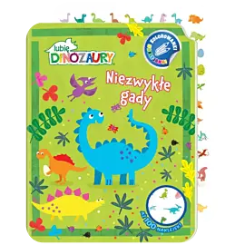 Lubię Dinozaury. Kolorowanki naklejanki cz. 1 odkrywamy dinusie