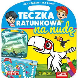 Teczka ratunkowa na nudę z grą Tukan