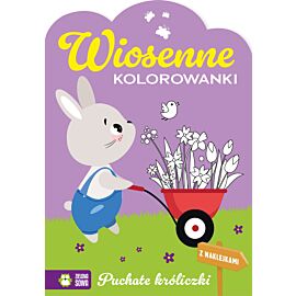 Wiosenne kolorowanki. Puchate króliczki