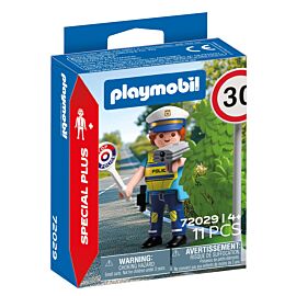 Playmobil Policjant z radarem do pomiaru prędkości 72029