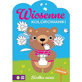 Wiosenne kolorowanki. Słodkie misie