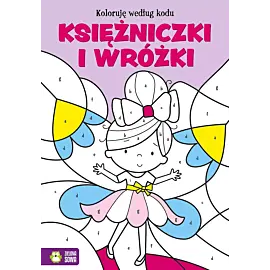 Koloruję według kodu. Księżniczki i wróżki