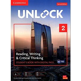 Unlock 2 Reading, Writing and Critical Thinking Student's Book with Digital Pack