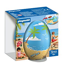 Playmobil Kreatywne jajko Wakacje na plaży 72101