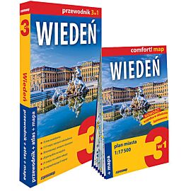 Wiedeń 3w1 przewodnik + atlas + mapa