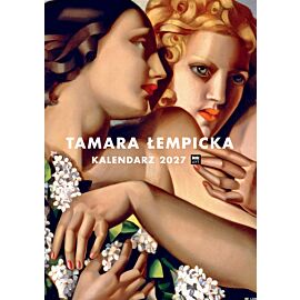 Kalendarz Tamara Łempicka 2027 A4 wzór 2