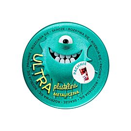 Ultraplastelina pachnąca zielona metaliczna+zapach coli EP04328