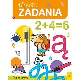 Wesoła nauka. Wesołe zadania. Flamaster suchościeralny