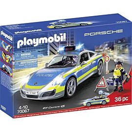 Playmobil Porsche 911 Carrera 4S Policja 70067