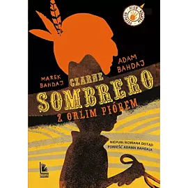 Czarne sombrero z orlim piórem
